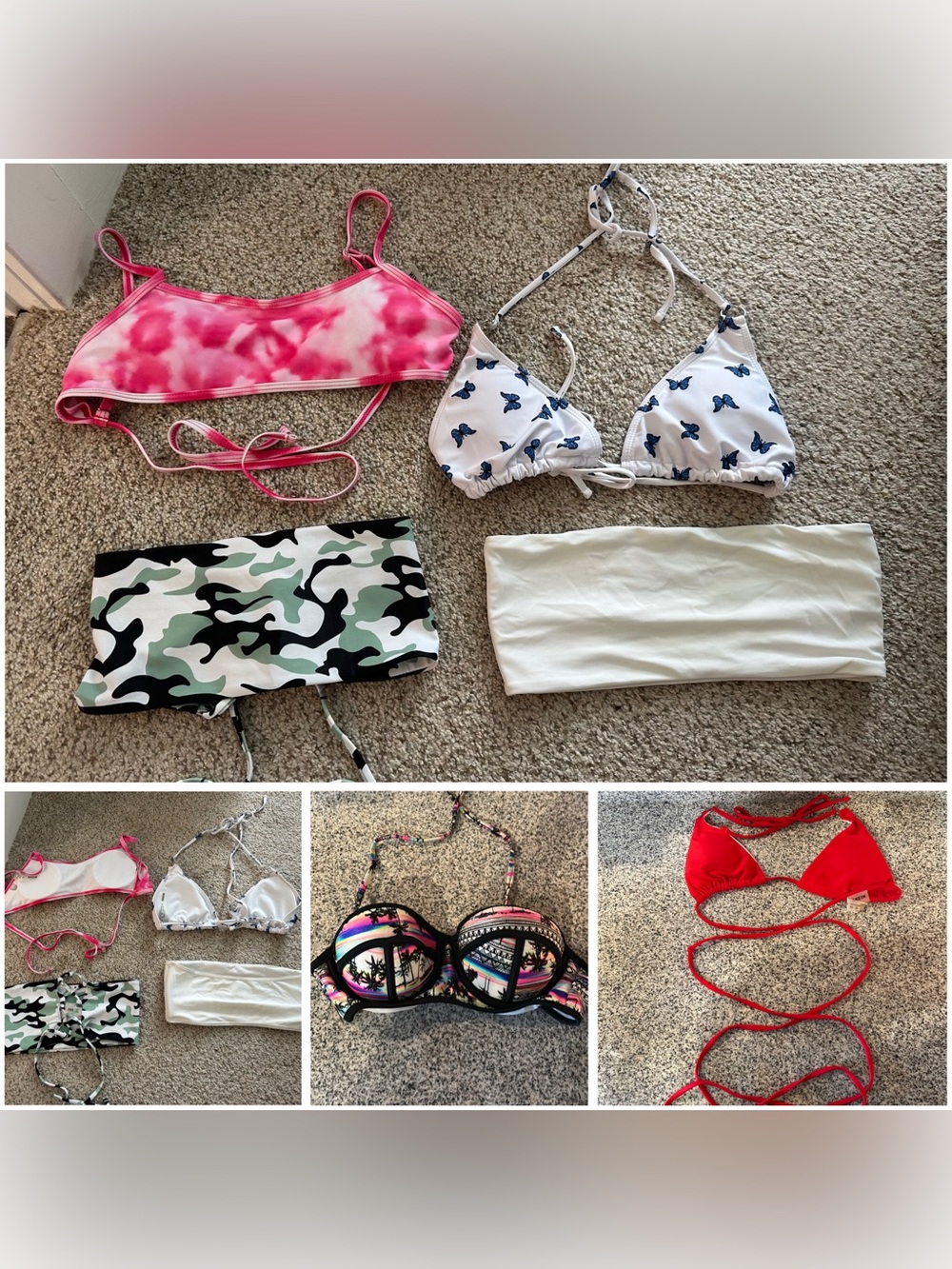 Size small bikini tops Bulk Sell